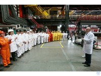 В цехе Высота 239 состоялся выпуск 4-миллионной тонны труб большого диаметра