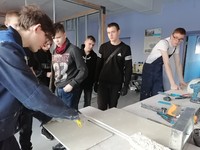 Школьники познакомились с современными технологиями в строительстве