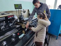 В мастерских детсадовцы знакомились с профессиями